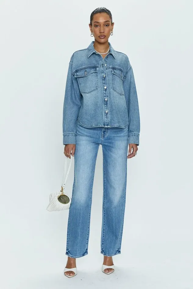 Pistola Denim Denim Women Cassie Super High Rise Straight 8211 Neues Neues