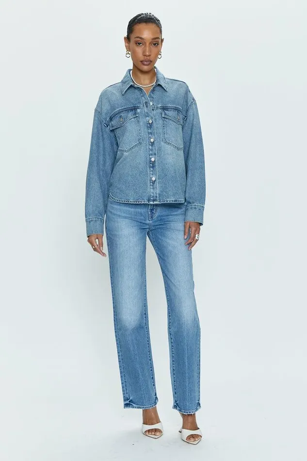 Pistola Denim Denim Women Cassie Super High Rise Straight 8211 Neues Neues