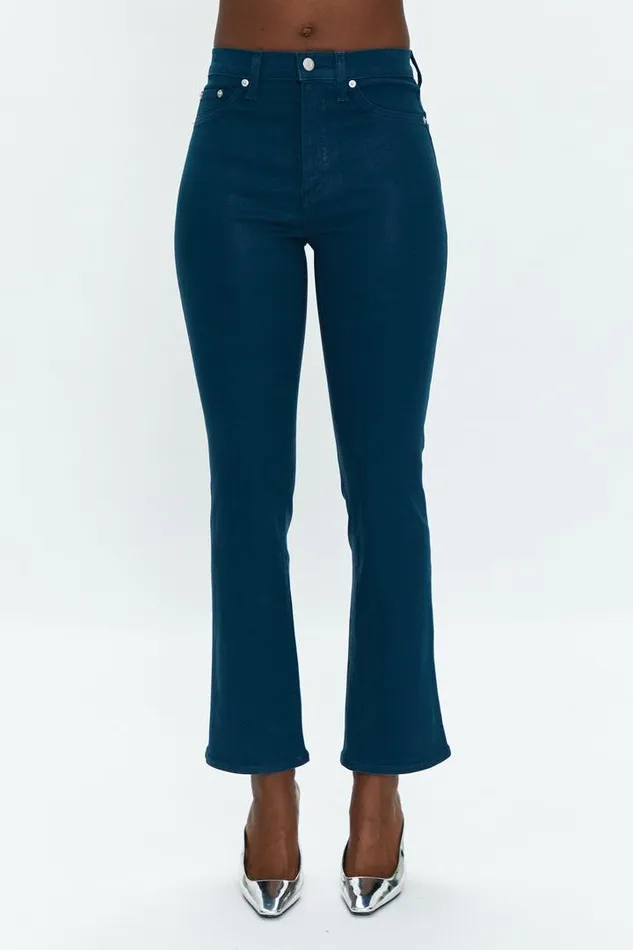 Pistola Denim Denim Women Lennon High Rise Crop Boot 8211 Coated Atlas Coated Atlas