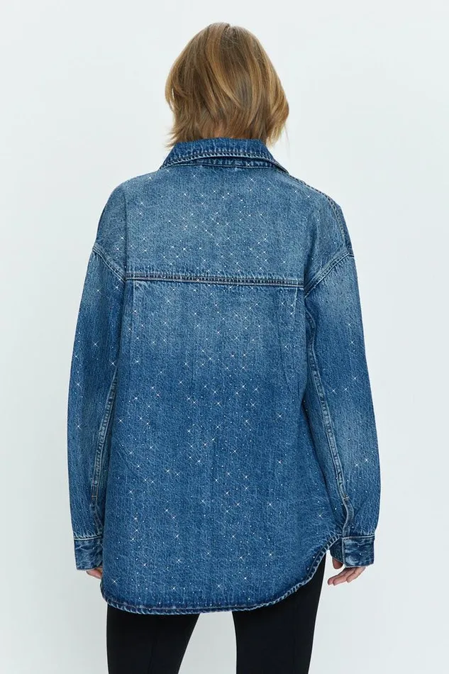 Pistola Denim Denim Women Mandy Oversized Shacket 8211 Illuminating Illuminating