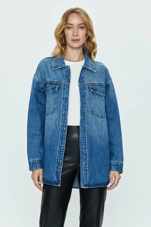 Pistola Denim Denim Women Mandy Oversized Shacket 8211 Maui Maui