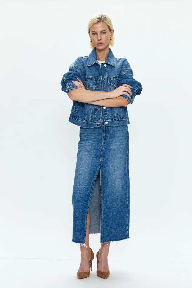 Pistola Denim Denim Women Margot Oversized Denim Jacket 8211 Maui Maui