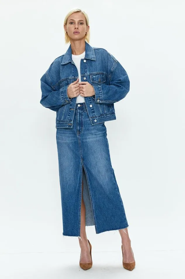 Pistola Denim Denim Women Margot Oversized Denim Jacket 8211 Maui Maui