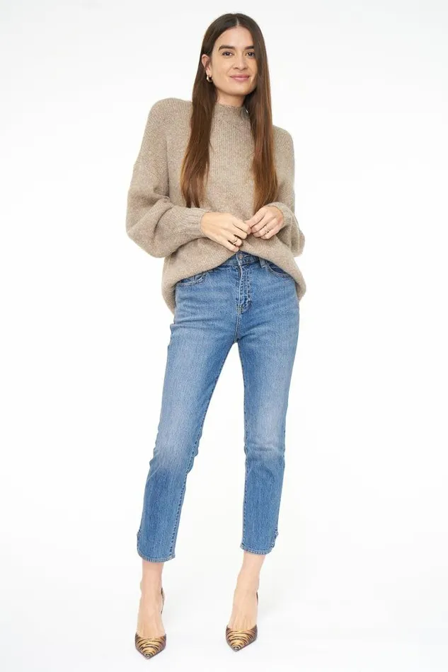 Pistola Denim Denim Women Monroe High Rise Cigarette Crop 8211 Mercer Mercer