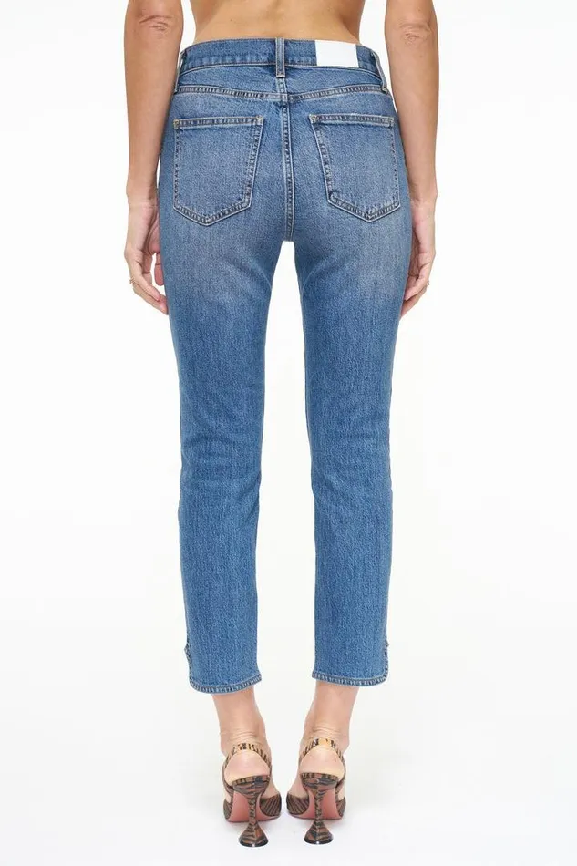 Pistola Denim Denim Women Monroe High Rise Cigarette Crop 8211 Mercer Mercer