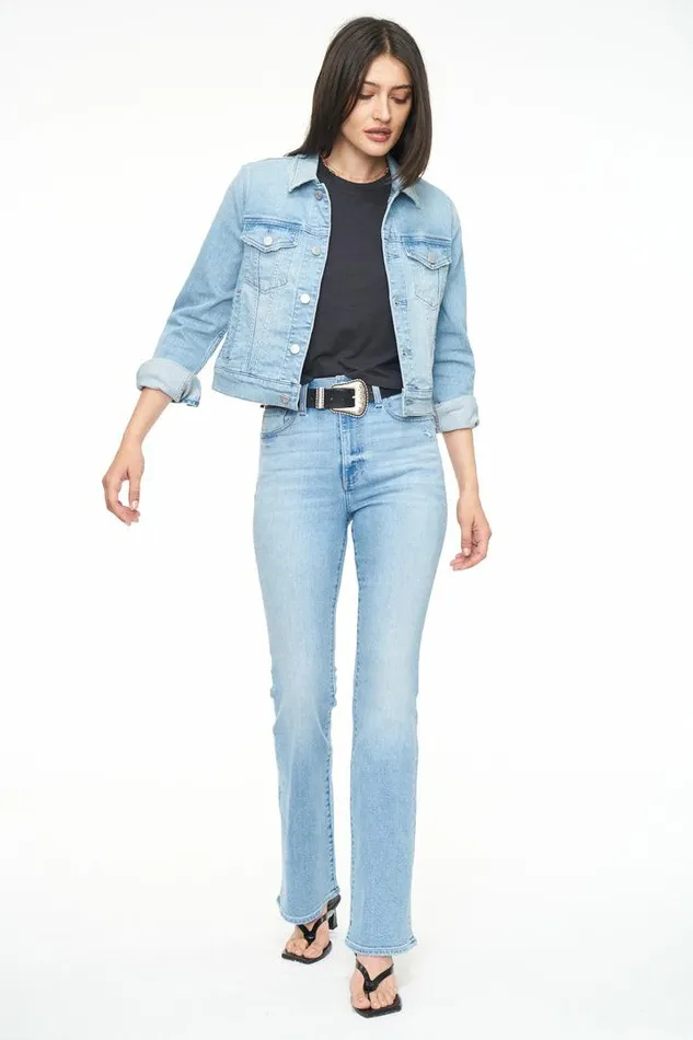 Pistola Denim Denim Women Saba Fitted Denim Jacket 8211 Retreat Retreat
