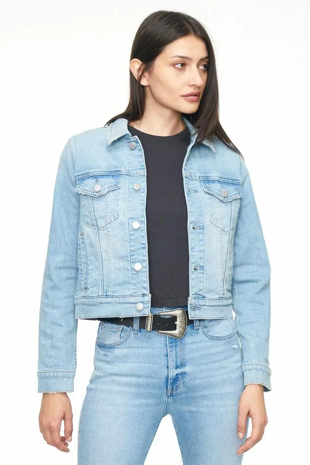 Pistola Denim Denim Women Saba Fitted Denim Jacket 8211 Retreat Retreat