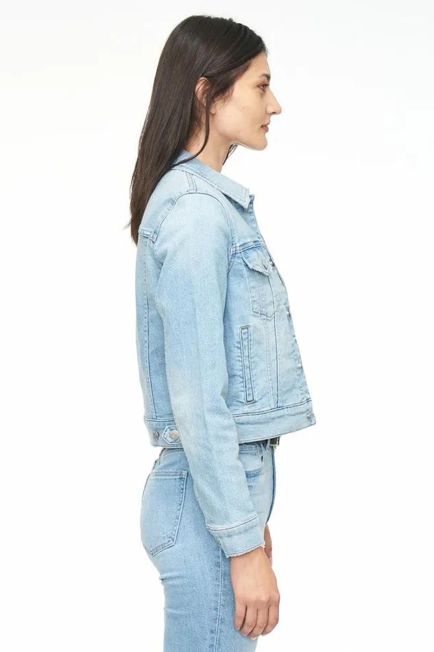 Pistola Denim Denim Women Saba Fitted Denim Jacket 8211 Retreat Retreat
