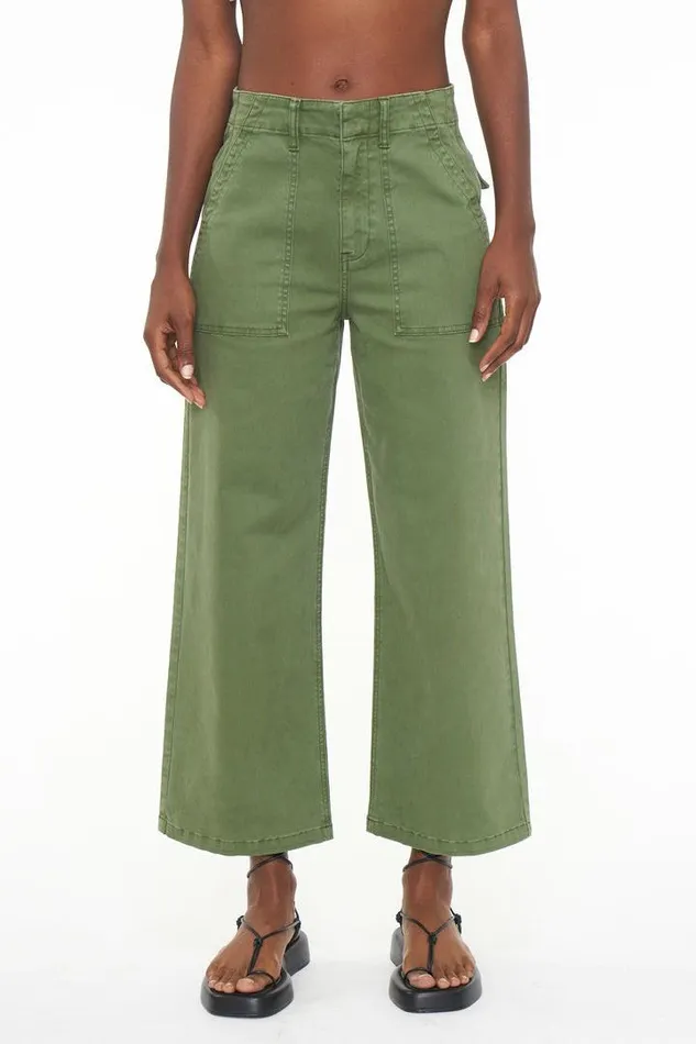 Pistola Denim Pants Women Sophia Wide Leg Utility Ankle 8211 Basil Basil