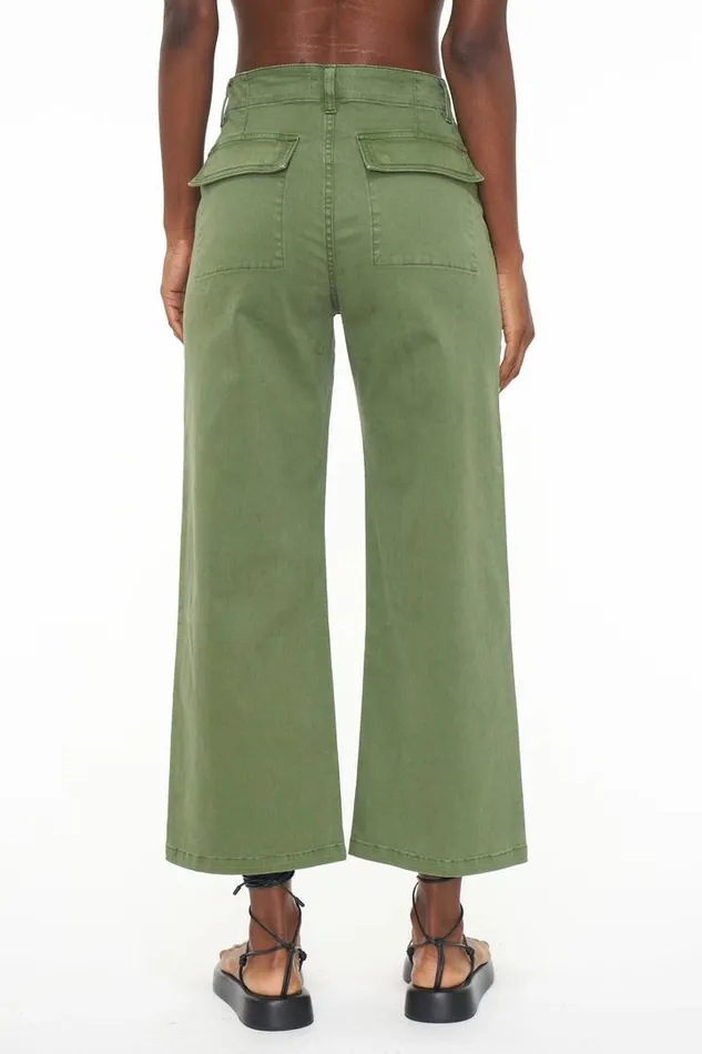 Pistola Denim Pants Women Sophia Wide Leg Utility Ankle 8211 Basil Basil
