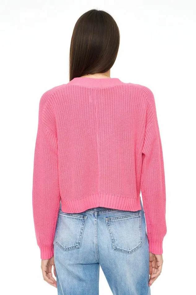 Pistola Denim Tops Women Harper Utility Cardigan 8211 Bright Pink Bright Pink