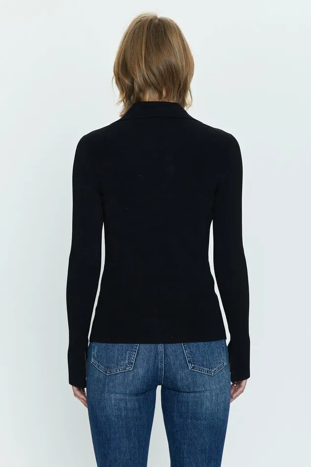 Pistola Denim Tops Women Joanne Bell Sleeve Cardigan 8211 Midnight Midnight