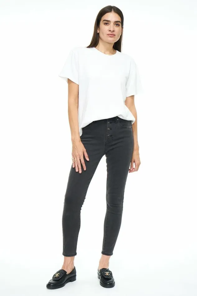 Pistola Denim Tops Women Palmer Hemp Box Tee 8211 Ivory Ivory