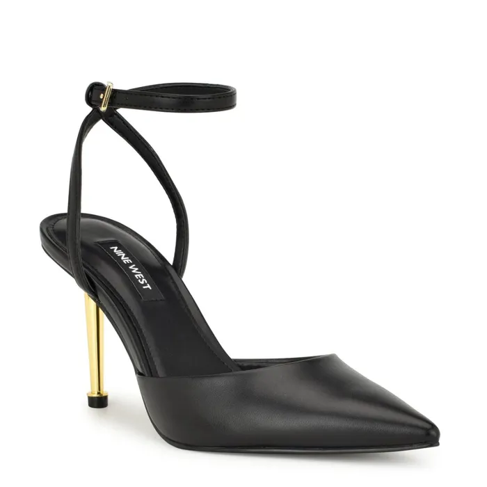 Plaza Ankle Strap Pumps Black Women Nine West Pumps Plaza Ankle Strap Pumps Black Women Nine West Pumps