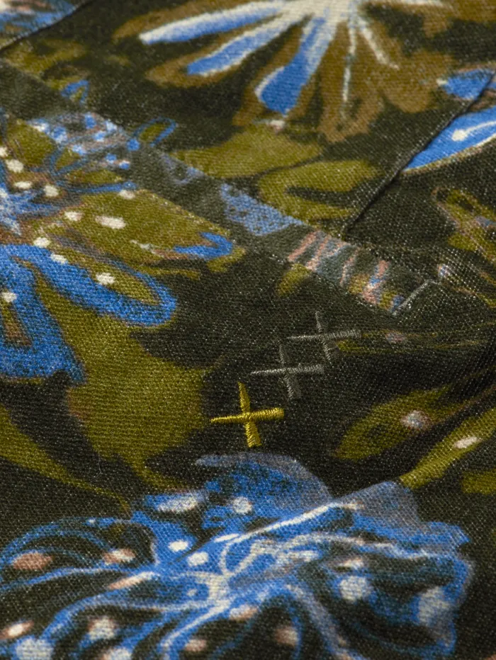 Pleated Loose Tapered Printed Velvet Jogger Military Night Flower Men Scotch and Soda Pants Pleated Loose Tapered Printed Velvet Jogger Military Night Flower Men Scotch and Soda Pants