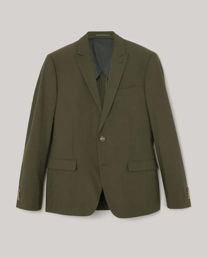 Politix Blazers Men Tailored Jacket Khaki