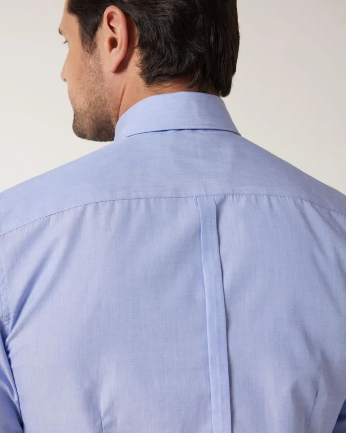 Politix Formal Shirts Men Regular Fit Business Shirt Sky