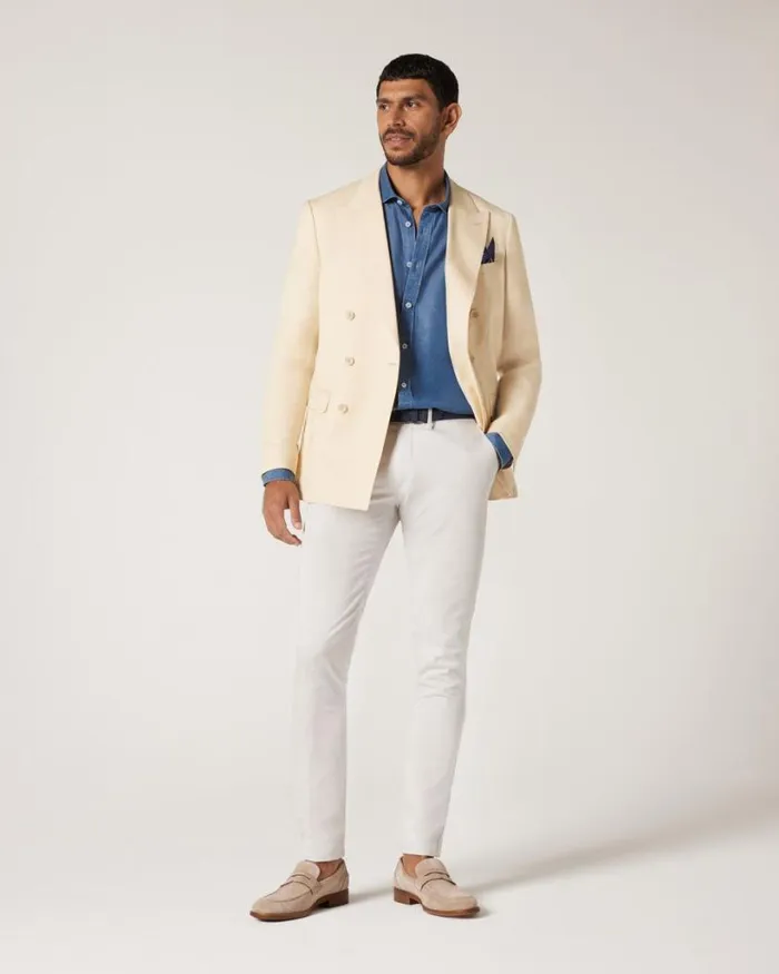 Politix Shirts Men Regular Chambray Shirt Chambray