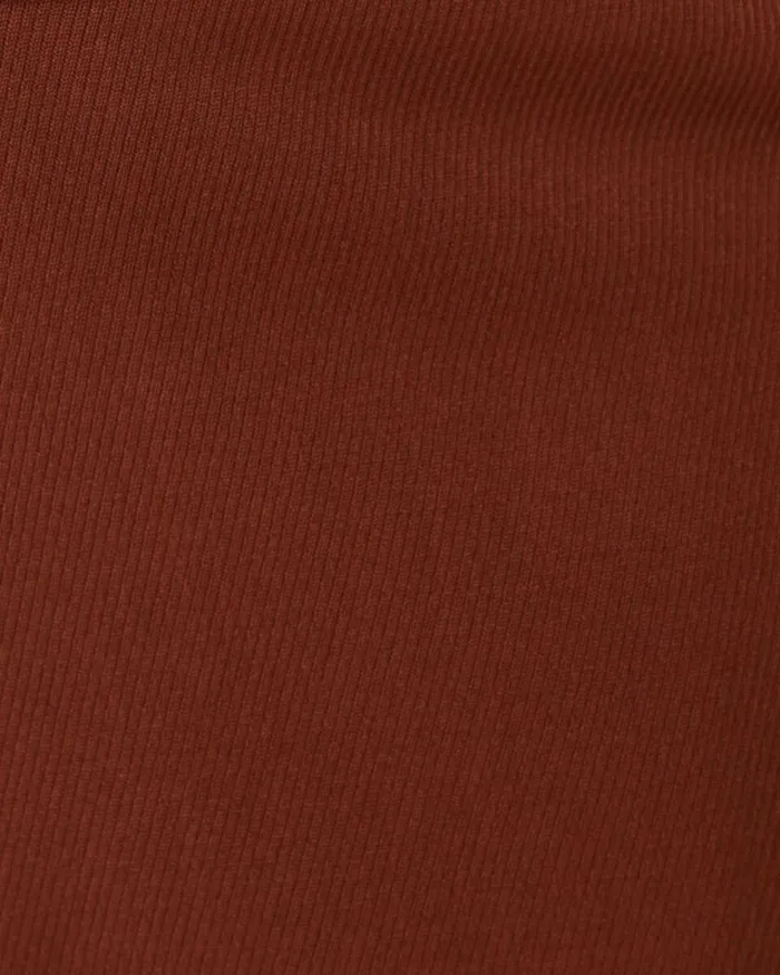Politix Shorts Men Wool Blend Elastic Waist Tailored Short Terracotta