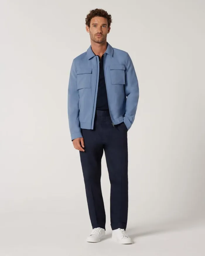 Politix Suit Pants Men Gurkha Tailored Pant Navy