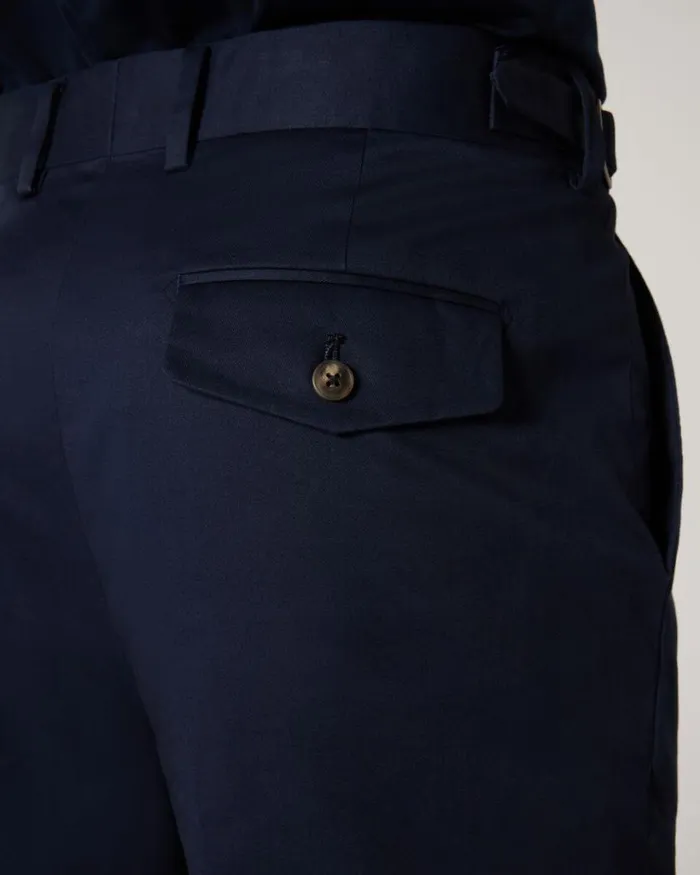 Politix Suit Pants Men Gurkha Tailored Pant Navy