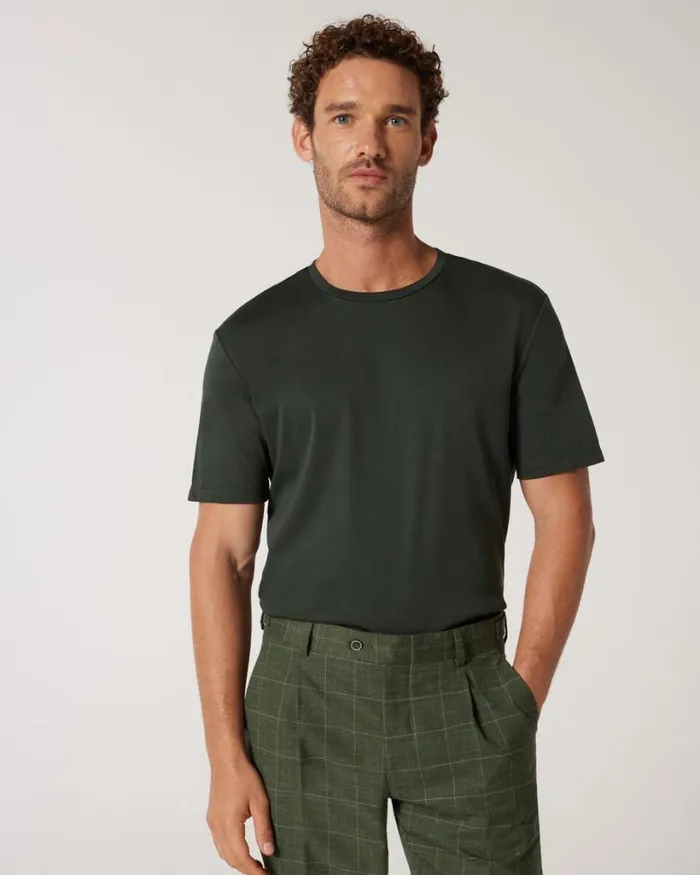 Politix TShirts Men Slim Travel Tee Khaki