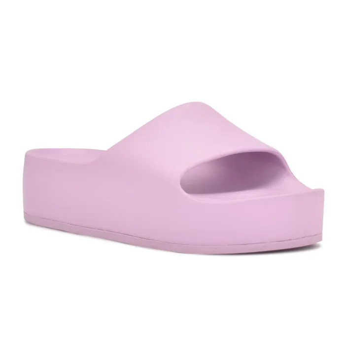 Pool Platform Slide Sandals Light Purple Women Nine West Sandals Pool Platform Slide Sandals Light Purple Women Nine West Sandals