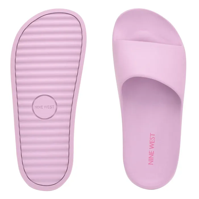 Pool Platform Slide Sandals Light Purple Women Nine West Sandals Pool Platform Slide Sandals Light Purple Women Nine West Sandals