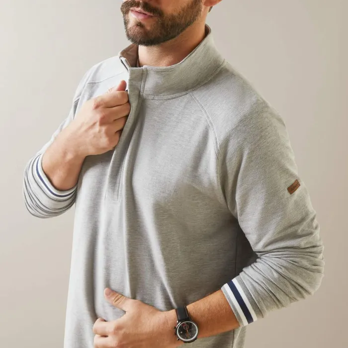 Portola 12 Zip Sweatshirt Heather Grey Men Ariat Sweatshirts and Hoodies Portola 12 Zip Sweatshirt Heather Grey Men Ariat Sweatshirts and Hoodies
