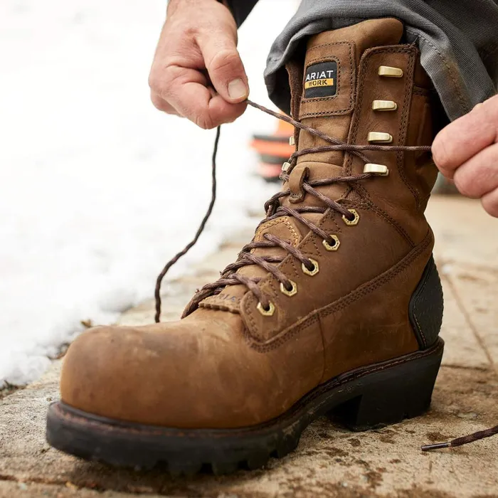 Powerline 8034 400G Waterproof 400g Composite Toe Work Boot Oily Distressed Brown Men Ariat Work Boots Powerline 8034 400G Waterproof 400g Composite Toe Work Boot Oily Distressed Brown Men Ariat Work Boots
