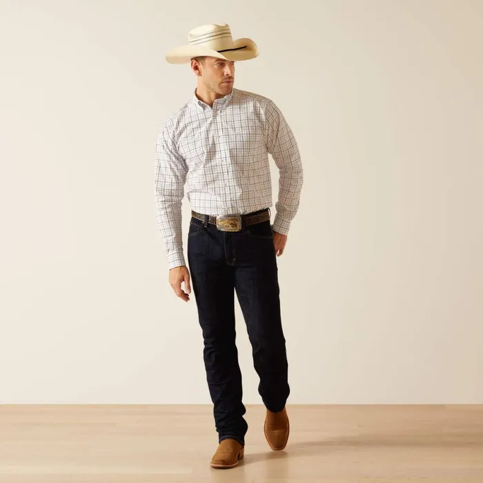 Pro Series Dan Classic Fit Shirt White Men Ariat Button Down Shirts Pro Series Dan Classic Fit Shirt White Men Ariat Button Down Shirts