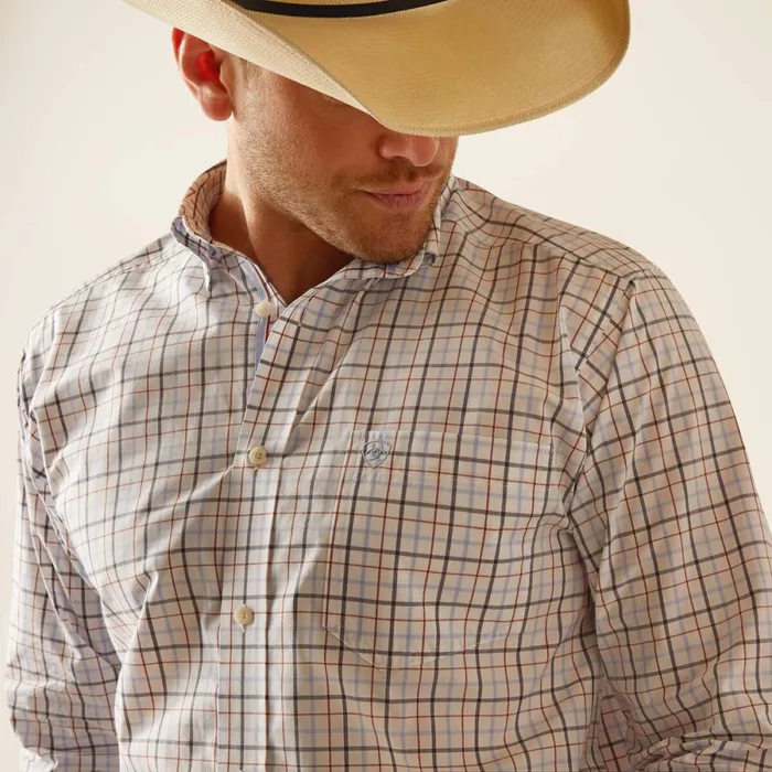 Pro Series Dan Classic Fit Shirt White Men Ariat Button Down Shirts Pro Series Dan Classic Fit Shirt White Men Ariat Button Down Shirts