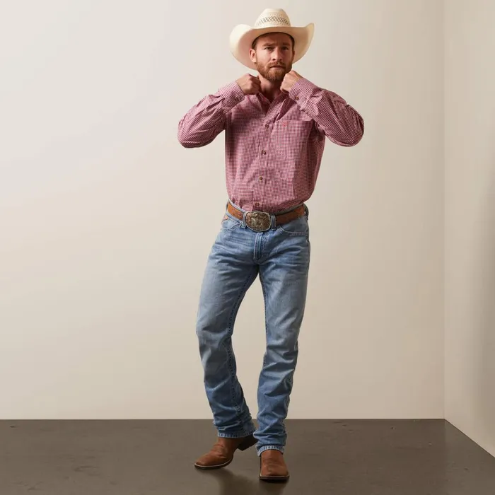 Pro Series Dominick Classic Fit Shirt Cayenne Men Ariat Button Down Shirts Pro Series Dominick Classic Fit Shirt Cayenne Men Ariat Button Down Shirts