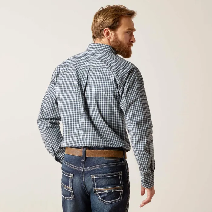 Pro Series Gannon Fitted Shirt Sky Blue Men Ariat Button Down Shirts Pro Series Gannon Fitted Shirt Sky Blue Men Ariat Button Down Shirts
