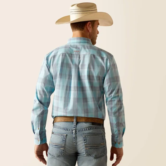Pro Series Kane Classic Fit Shirt Sky Men Ariat Button Down Shirts Pro Series Kane Classic Fit Shirt Sky Men Ariat Button Down Shirts