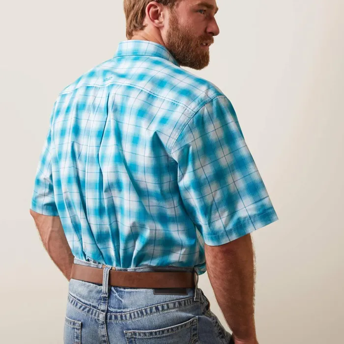 Pro Series Khari Classic Fit Shirt Enamel Blue Men Ariat Button Down Shirts Pro Series Khari Classic Fit Shirt Enamel Blue Men Ariat Button Down Shirts