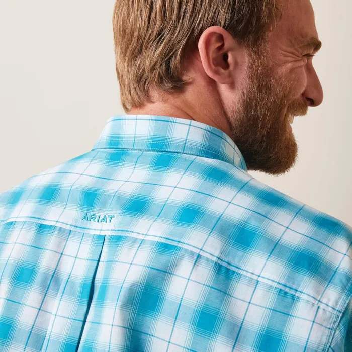 Pro Series Khari Classic Fit Shirt Enamel Blue Men Ariat Button Down Shirts Pro Series Khari Classic Fit Shirt Enamel Blue Men Ariat Button Down Shirts