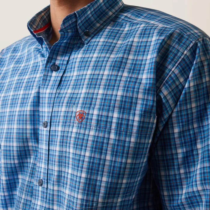 Pro Series Leyton Classic Fit Shirt Light Blue Men Ariat Button Down Shirts Pro Series Leyton Classic Fit Shirt Light Blue Men Ariat Button Down Shirts