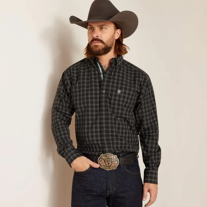 Pro Series Nash Classic Fit Shirt Black Men Ariat Button Down Shirts