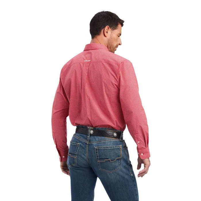 Pro Series Nevin Stretch Classic Fit Shirt Tango Red Men Ariat Button Down Shirts Pro Series Nevin Stretch Classic Fit Shirt Tango Red Men Ariat Button Down Shirts
