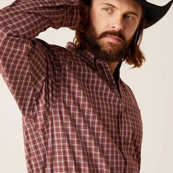 Pro Series Nicco Classic Fit Shirt Frair Brown Men Ariat Button Down Shirts Pro Series Nicco Classic Fit Shirt Frair Brown Men Ariat Button Down Shirts