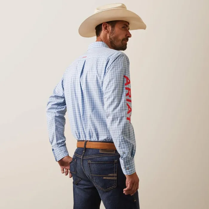 Pro Series Team Hylton Fitted Shirt Teal Men Ariat Button Down Shirts Pro Series Team Hylton Fitted Shirt Teal Men Ariat Button Down Shirts