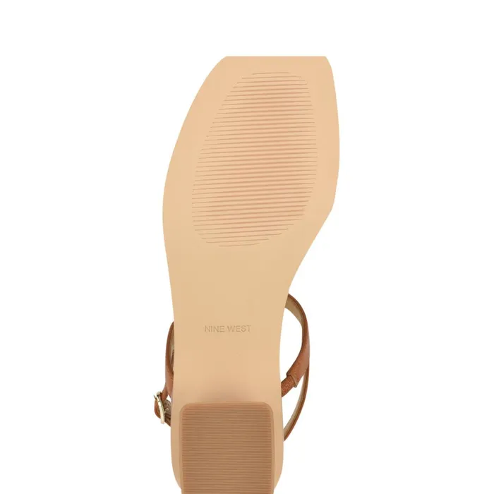 Purdy Block Heel Sandals Tan Women Nine West Low Heel Purdy Block Heel Sandals Tan Women Nine West Low Heel