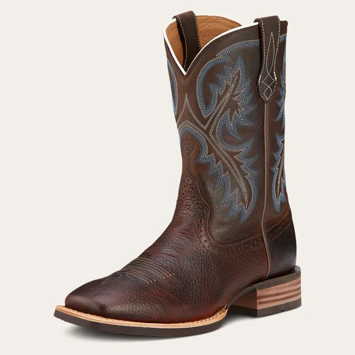 Quickdraw Western Boot Brown Oiled Rowdy Men Ariat Western Boots