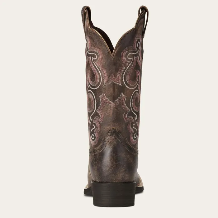 Quickdraw Western Boot Tack Room Chocolate Women Ariat Western Boots Quickdraw Western Boot Tack Room Chocolate Women Ariat Western Boots