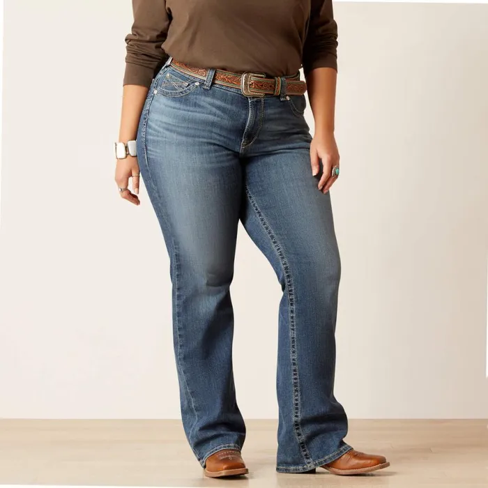 REAL Perfect Rise Phoebe Boot Cut Jean Canadian Women Ariat Denim REAL Perfect Rise Phoebe Boot Cut Jean Canadian Women Ariat Denim