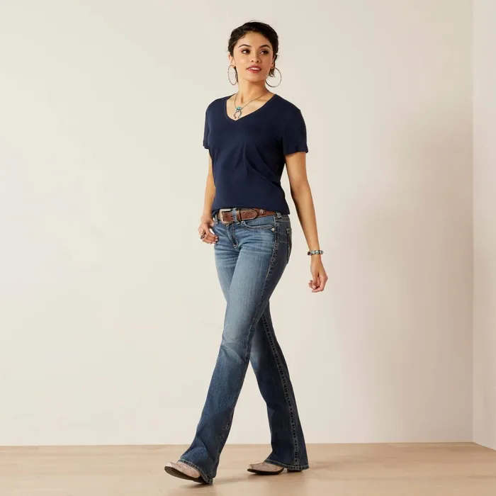 REAL Perfect Rise Phoebe Boot Cut Jean Canadian Women Ariat Denim REAL Perfect Rise Phoebe Boot Cut Jean Canadian Women Ariat Denim
