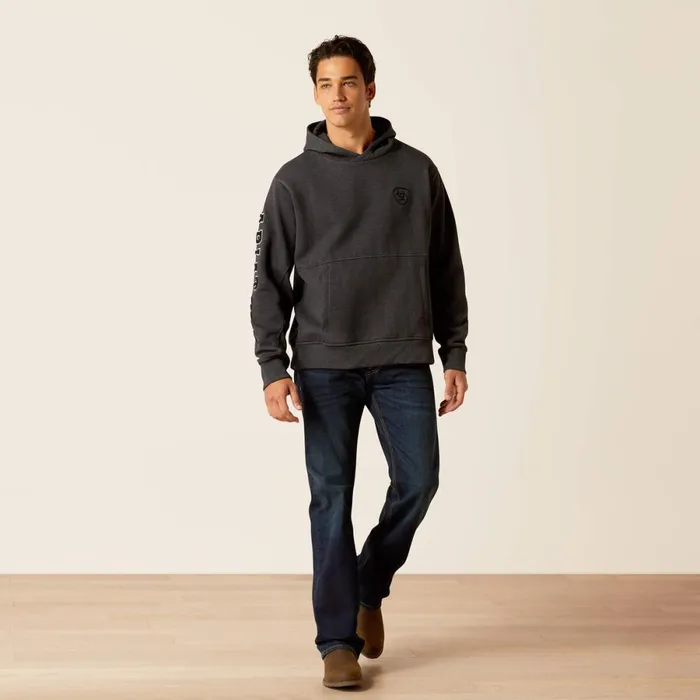 Rabere Hoodie Charcoal Men Ariat Sweatshirts and Hoodies Rabere Hoodie Charcoal Men Ariat Sweatshirts and Hoodies