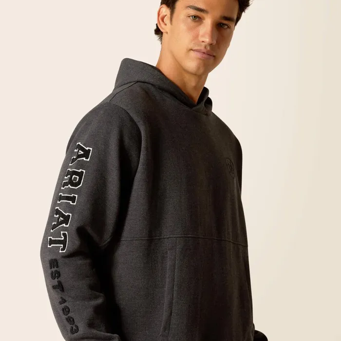 Rabere Hoodie Charcoal Men Ariat Sweatshirts and Hoodies Rabere Hoodie Charcoal Men Ariat Sweatshirts and Hoodies