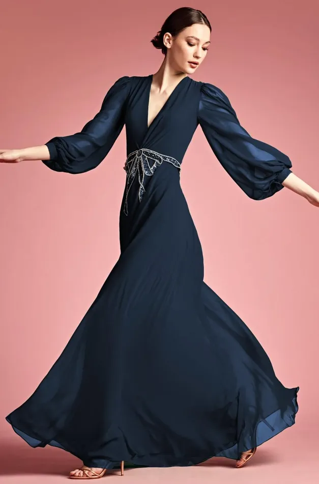 Ramsey Gown 8211 Midnight Women Sachin and Babi Formal